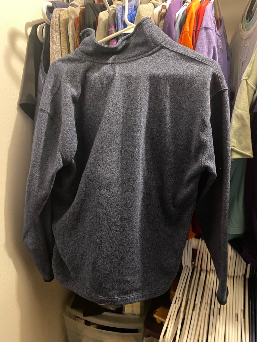 PINK Victoria's Secret Navy Quarter-Zip Pullover‎ - Picture 4 of 4